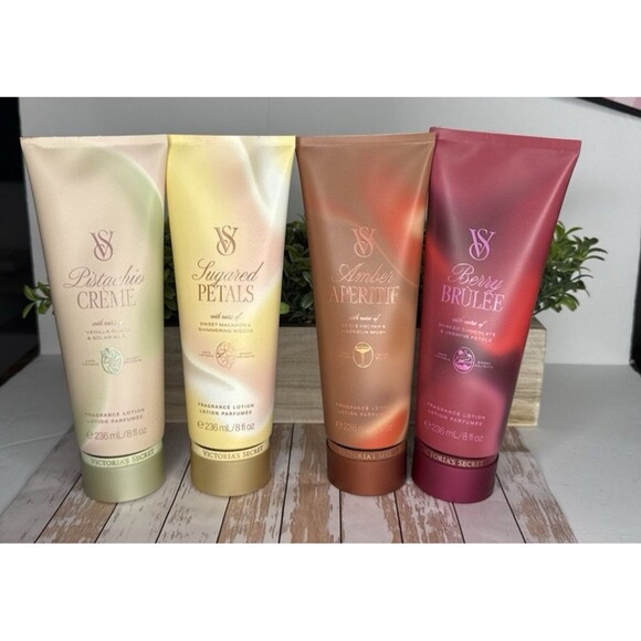 Victoria's Secret Amber Aperitif Fragrance Lotion 8 oz - Lot of 4 - Picture 11 of 16